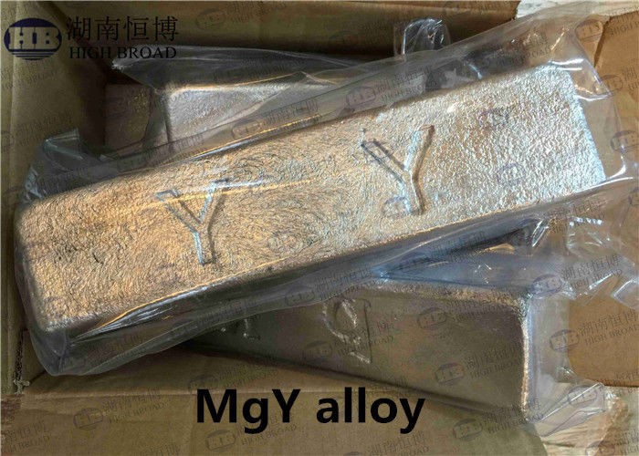 MgY30 Zeer zuivere zeldzame aardmagnesium-yttriumlegering met 30% yttriumgehalte en 99,5% minimale zuiverheid voor toepassingen in de lucht- en ruimtevaart